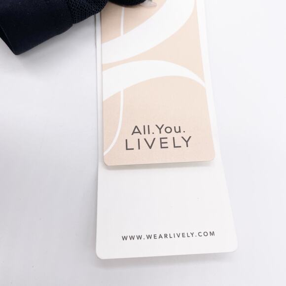 Lively Women's Black Mesh Bralette Size S Soft & Adjustable Wireless Design - Picture 3 of 7